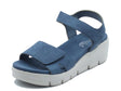 Cinzia Soft Cinzia Soft Sandali zeppa bassa Donna MCS105 Denim pelle blu Denim