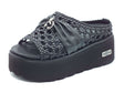 CULT CULT Sandali zeppa alta Donna CLW345702 Nancy Black pelle nero Black