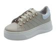 CULT CULT Sneakers Donna CLW467900 Perry Off White pelle beige Off White