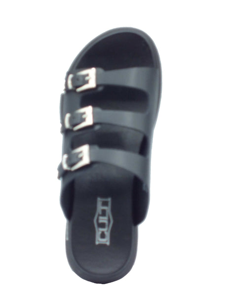 CULT CULT Sandali zeppa alta Donna CLW473900 Janis Black pelle nero Black