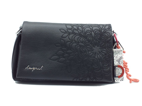 Desigual Desigual Borse Donna 25WAXPBD Sierra Naron Medium Flap pelle nero Sierra