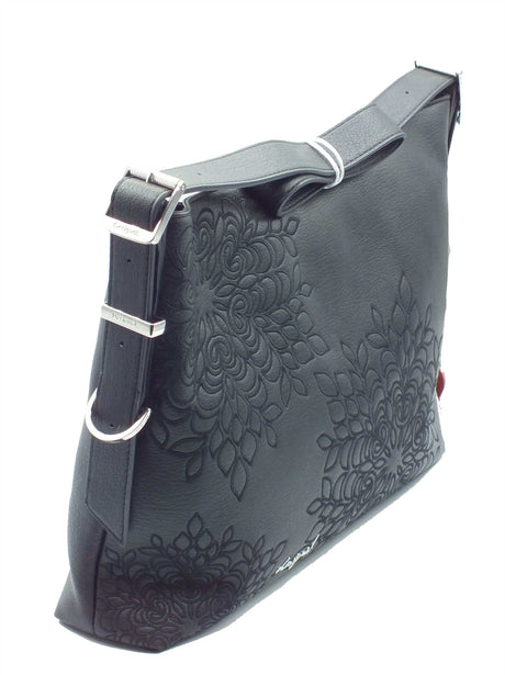 Desigual Desigual Borse Donna 25WAXPA0 Sierra Buxton Mini pelle nero Sierra