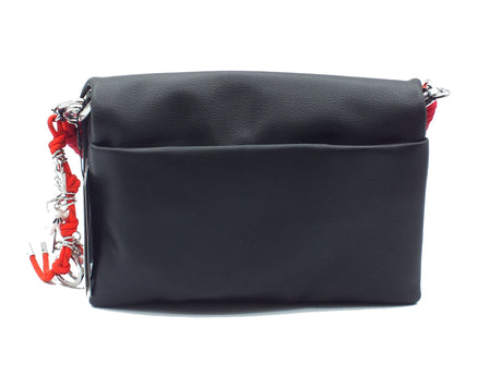 Desigual Desigual Borse Donna 25WAXP19 Mickey Rock Dortmund Flap pelle nero Black