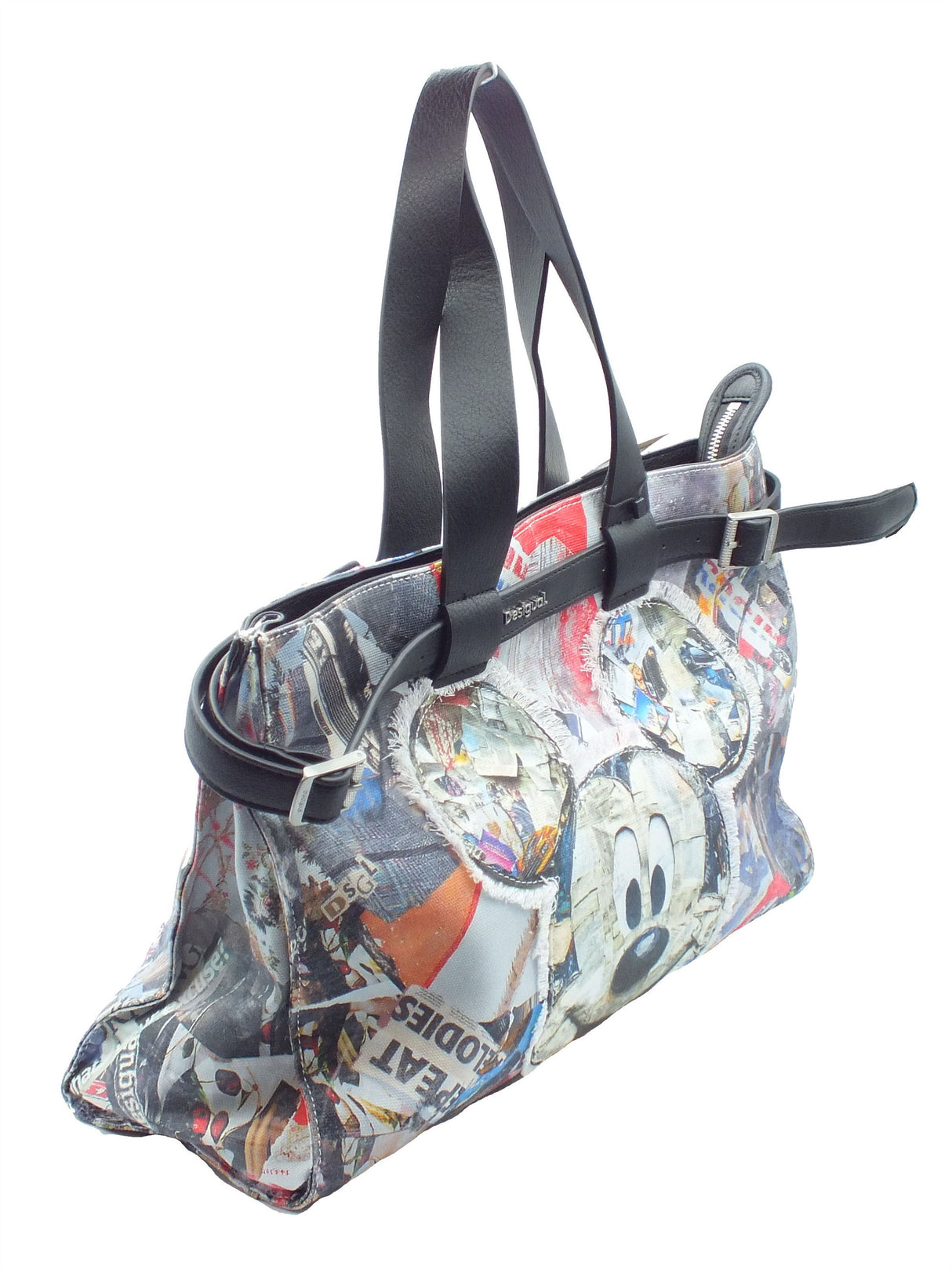 Desigual Desigual Borse Donna 25WAXA40 Bag Mickey Collage sintetico multicolore Collage