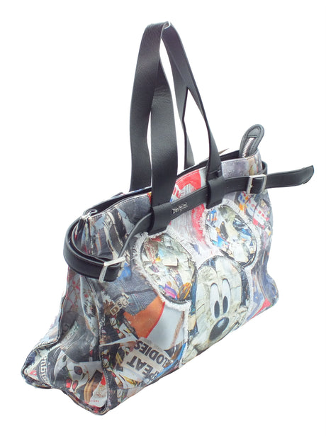 Desigual Desigual Borse Donna 25WAXA40 Bag Mickey Collage sintetico multicolore Collage