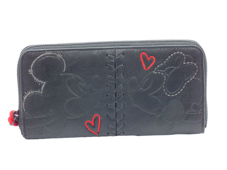 Desigual Desigual Portafogli Donna 26SAYP17 Mone All Mickey Fiona pelle nero Black