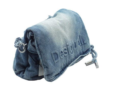 Desigual Desigual Borse Donna 26SAXP51 Half Logo Waverly sintetico blu Denim