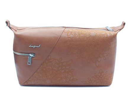 Desigual Desigual Borse Donna 26SAXPB6 Camel Huntington pelle marrone Camel
