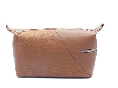Desigual Desigual Borse Donna 26SAXPB6 Camel Huntington pelle marrone Camel