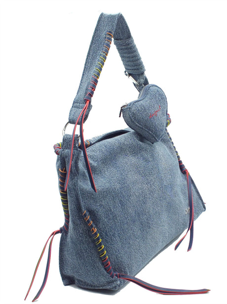 Desigual Desigual Borse Donna 26SAXD31 Torio Denim Leiria sintetico blu Denim