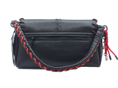 Desigual Desigual Borse Donna 26SAXP85 Mickey Naron Medium Flap pelle nero Black