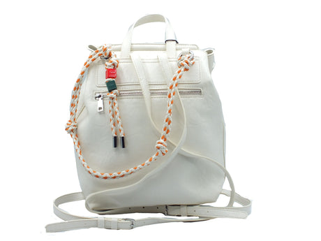 Desigual Desigual Borse Donna 26SAKP18 Logo Luena Mini Ecru pelle bianco Ecru