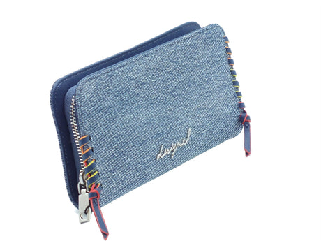 Desigual Desigual Portafogli Donna 26SAYD05 Mone Torio Denim sintetico blu Denim