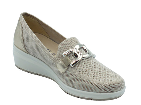 ENVAL Soft ENVAL Soft Mocassini Donna 1251922 T.Recy Cream Plat sintetico beige Cream Plat