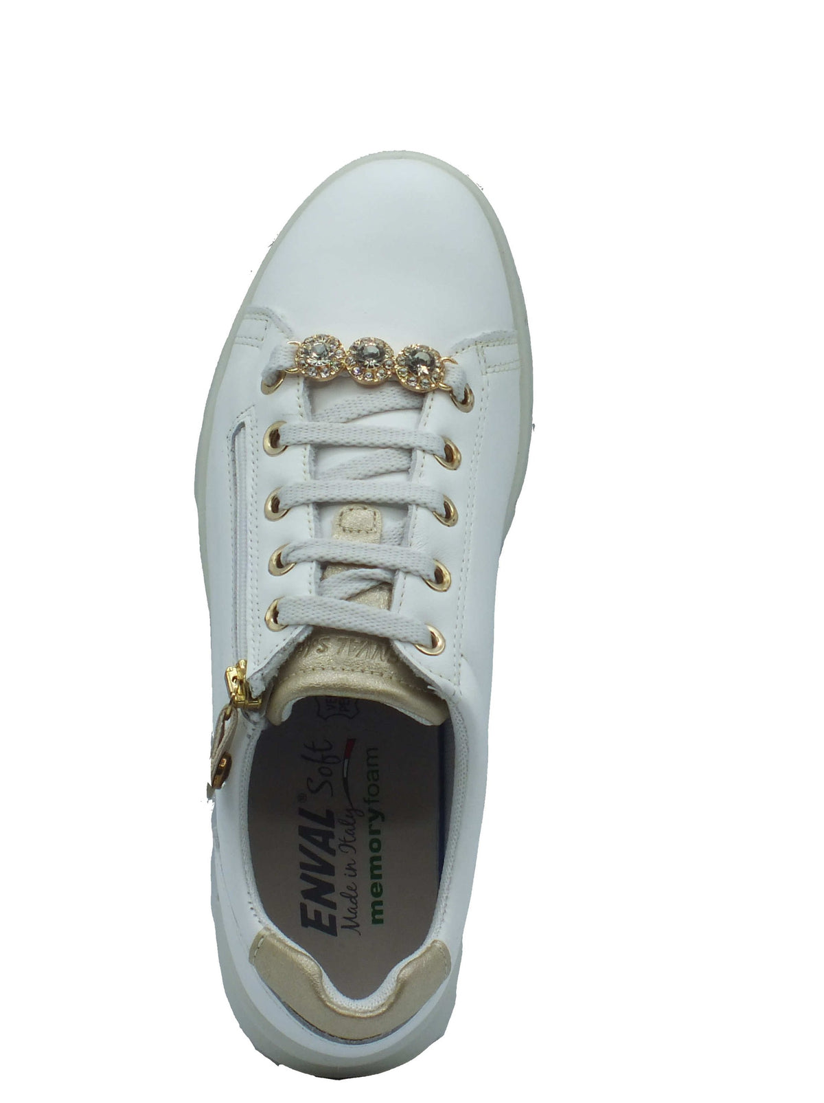 ENVAL Soft ENVAL Soft Sneakers Donna 1258011 Nappa Soft Bianco pelle bianco Bianco