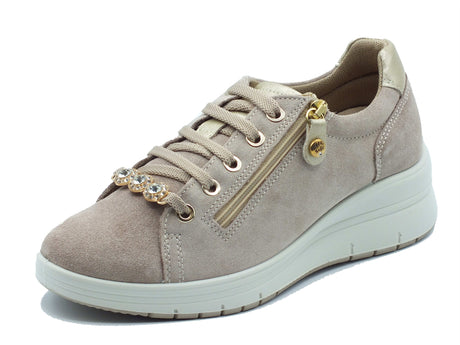 ENVAL Soft ENVAL Soft Sneakers confort Donna 1258044 Scam. Visone pelle beige Visone