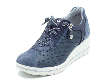 ENVAL Soft ENVAL Soft Sneakers confort Donna 1261811 Fio Bot Blu pelle blue Blu
