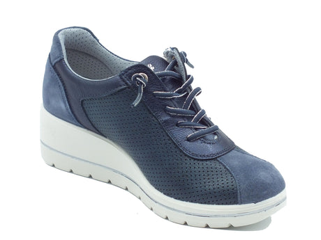 ENVAL Soft ENVAL Soft Sneakers confort Donna 1261811 Fio Bot Blu pelle blue Blu