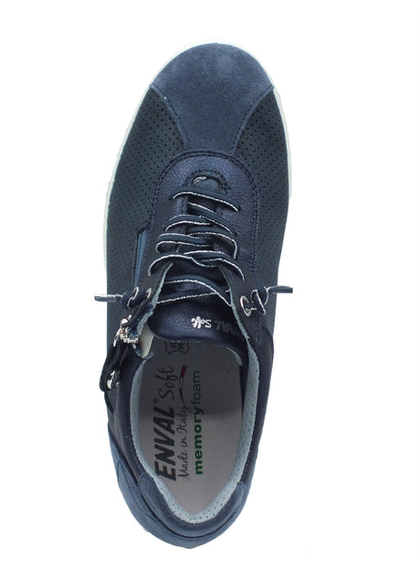 ENVAL Soft ENVAL Soft Sneakers confort Donna 1261811 Fio Bot Blu pelle blue Blu