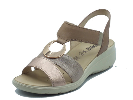 ENVAL Soft ENVAL Soft Sandali zeppa bassa Donna 1281033 Capra Tam. Corda pelle beige Corda