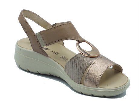 ENVAL Soft ENVAL Soft Sandali zeppa bassa Donna 1281033 Capra Tam. Corda pelle beige Corda
