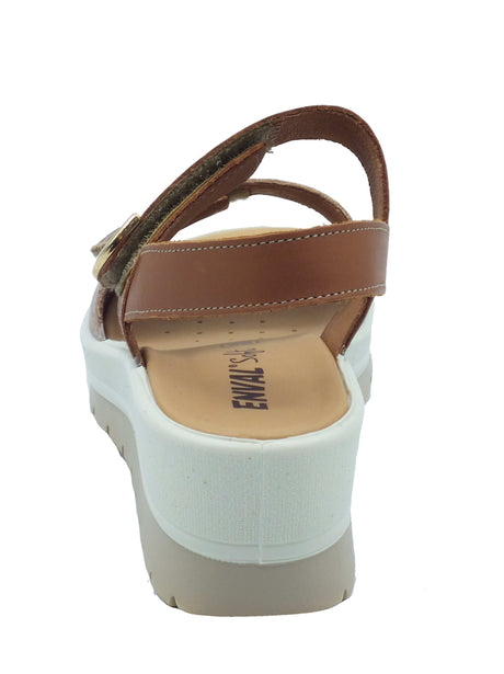 ENVAL Soft ENVAL Soft Sandali zeppa alta Donna 1283611 Fio Bott. Champagne pelle marrone Champagne