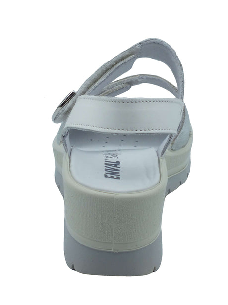 ENVAL Soft ENVAL Soft Sandali zeppa alta Donna 1283622 Nappa Argento Bianco pelle bianco Bianco