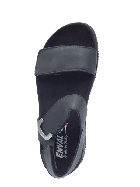 ENVAL Soft ENVAL Soft Sandali zeppa bassa Donna 1287900 Nappa Soft Nero pelle nero Nero