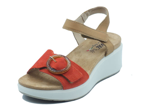 ENVAL Soft ENVAL Soft Sandali zeppa alta Donna 1292611 Scam. Arancio pelle arancione Arancio