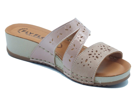 Fly Flot Fly Flot Ciabatte Donna 23 110 HG Rosa Chiaro pelle rosa Rosa Chiaro