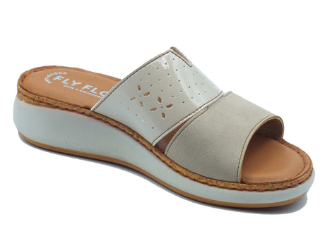 Fly Flot Fly Flot Ciabatte Donna 59 107 HG Beige pelle beige Beige