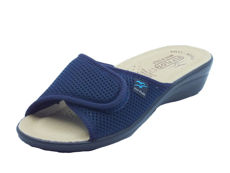 Fly Flot Fly Flot Ciabatte Donna T4 413 FE Blu Tela blu Blu
