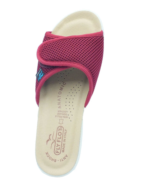 Fly Flot Fly Flot Ciabatte Donna T4 413 FE Bordo sintetico rosso Bordò