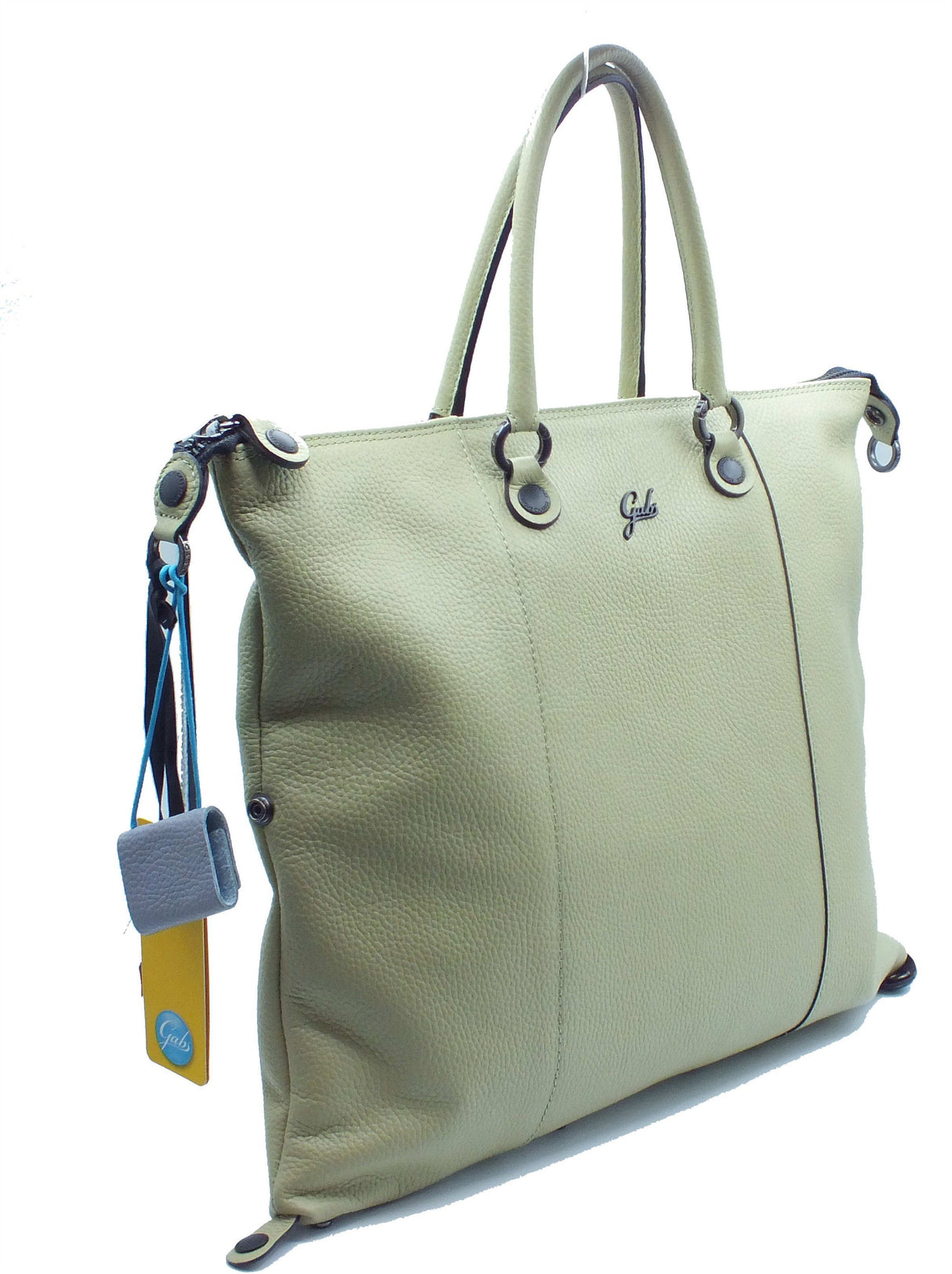 Gabs Gabs Borse Donna G000033T3 G3 Plus Bull Black Celadon TG L pelle verde Celadon