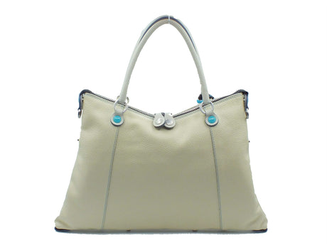Gabs Gabs Borse Donna G012193T2 Thamara Plus Bull Bicolor Lino Panna Tg pelle bianco Panna