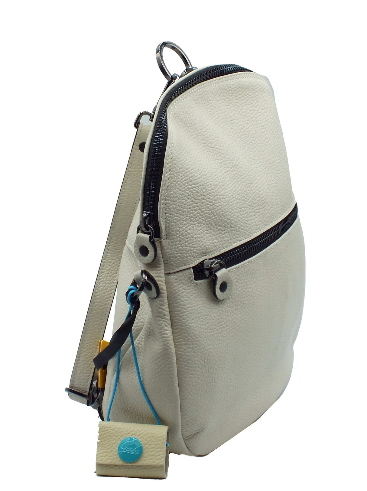 Gabs Gabs Borse Donna G010550T2 Janne Bull Black Panna Tg M pelle bianco Panna