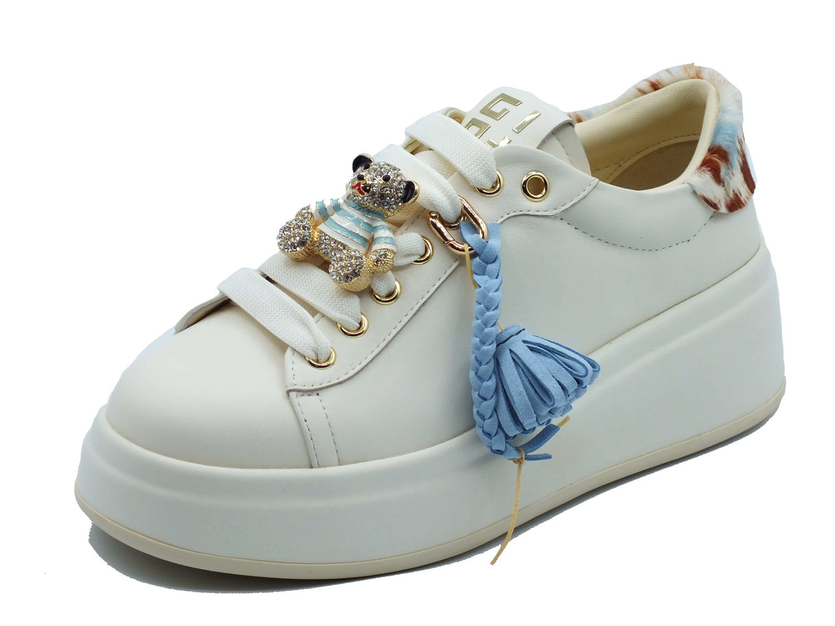 GIO+ GIO+ Sneakers Donna OLIVAO2A Combi Latte pelle bianco Latte