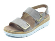 Grunland Grunland Sandali zeppa alta Donna Moll SE0450 Corda pelle marrone Corda