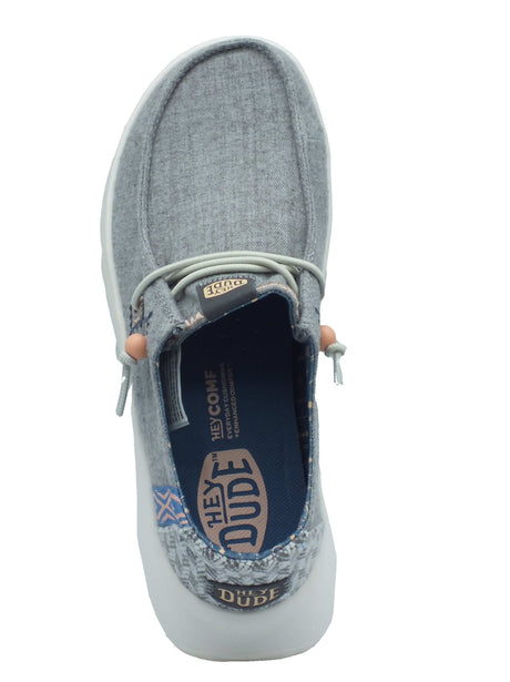 Hey Dude Hey Dude Scarpe Donna 41946 Wendy Peak Chambray Woven Gray sintetico grigio Grey