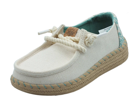 Hey Dude Hey Dude Scarpe Donna 45237 Wendy Espadrille Egre Multi sintetico bianco Egre Multi