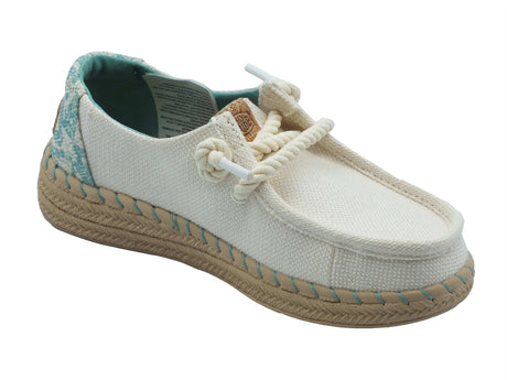 Hey Dude Hey Dude Scarpe Donna 45237 Wendy Espadrille Egre Multi sintetico bianco Egre Multi