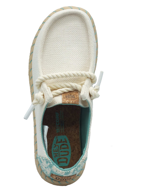 Hey Dude Hey Dude Scarpe Donna 45237 Wendy Espadrille Egre Multi sintetico bianco Egre Multi
