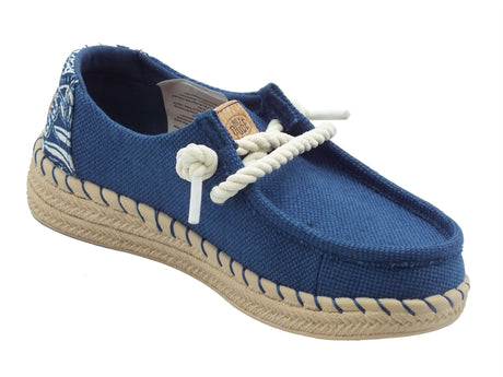 Hey Dude Hey Dude Scarpe Donna 45237 Wendy Espadrillle Blue Multi sintetico blu Blue Multi