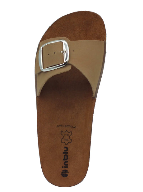 InBlu InBlu Ciabatte Donna CP00055 Moka sintetico marrone marrone
