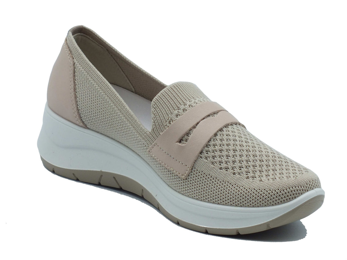 Igi&Co Igi&Co Mocassini Donna 1140733 T.Recy Platino sintetico beige Platino
