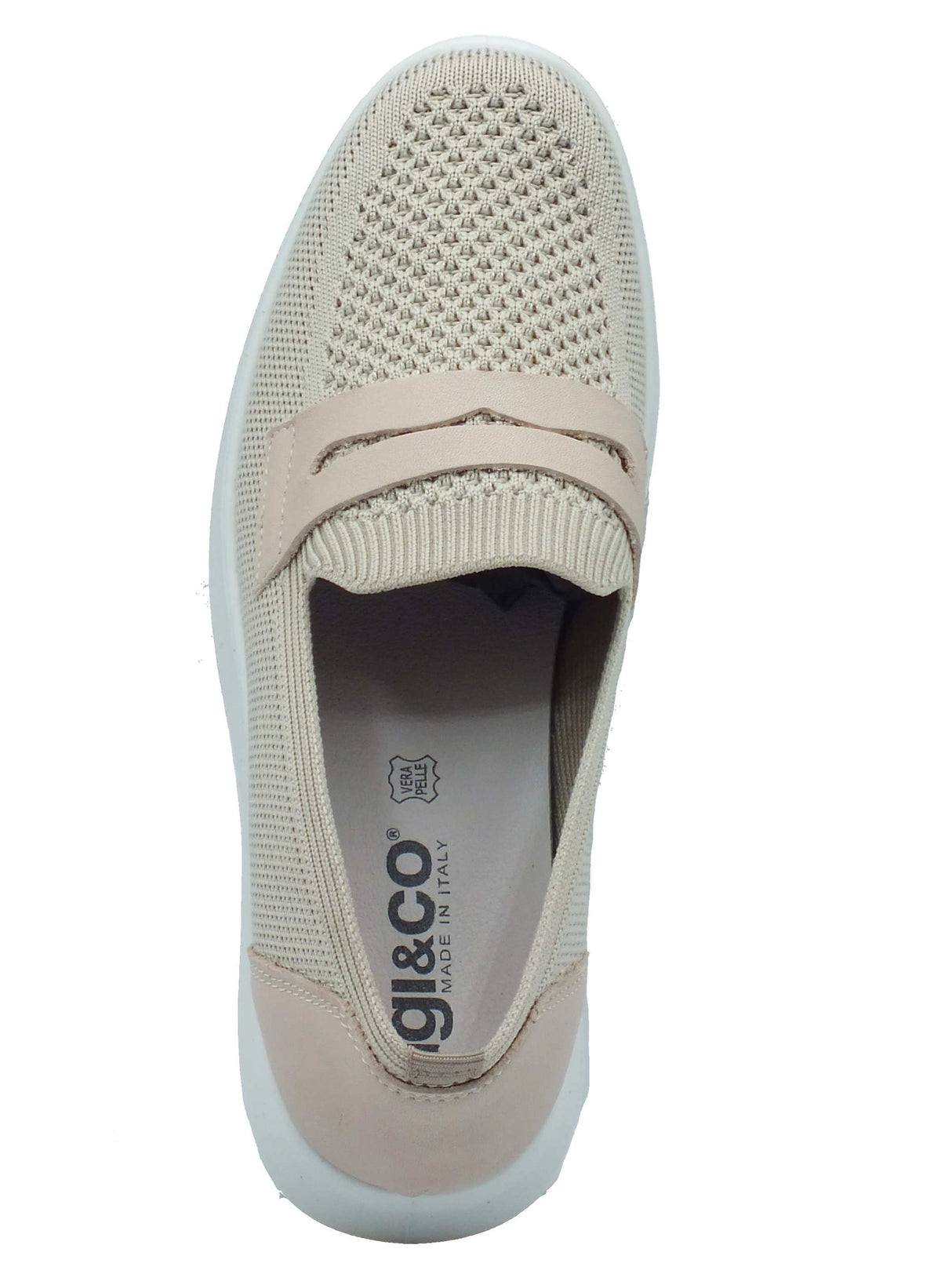 Igi&Co Igi&Co Mocassini Donna 1140733 T.Recy Platino sintetico beige Platino