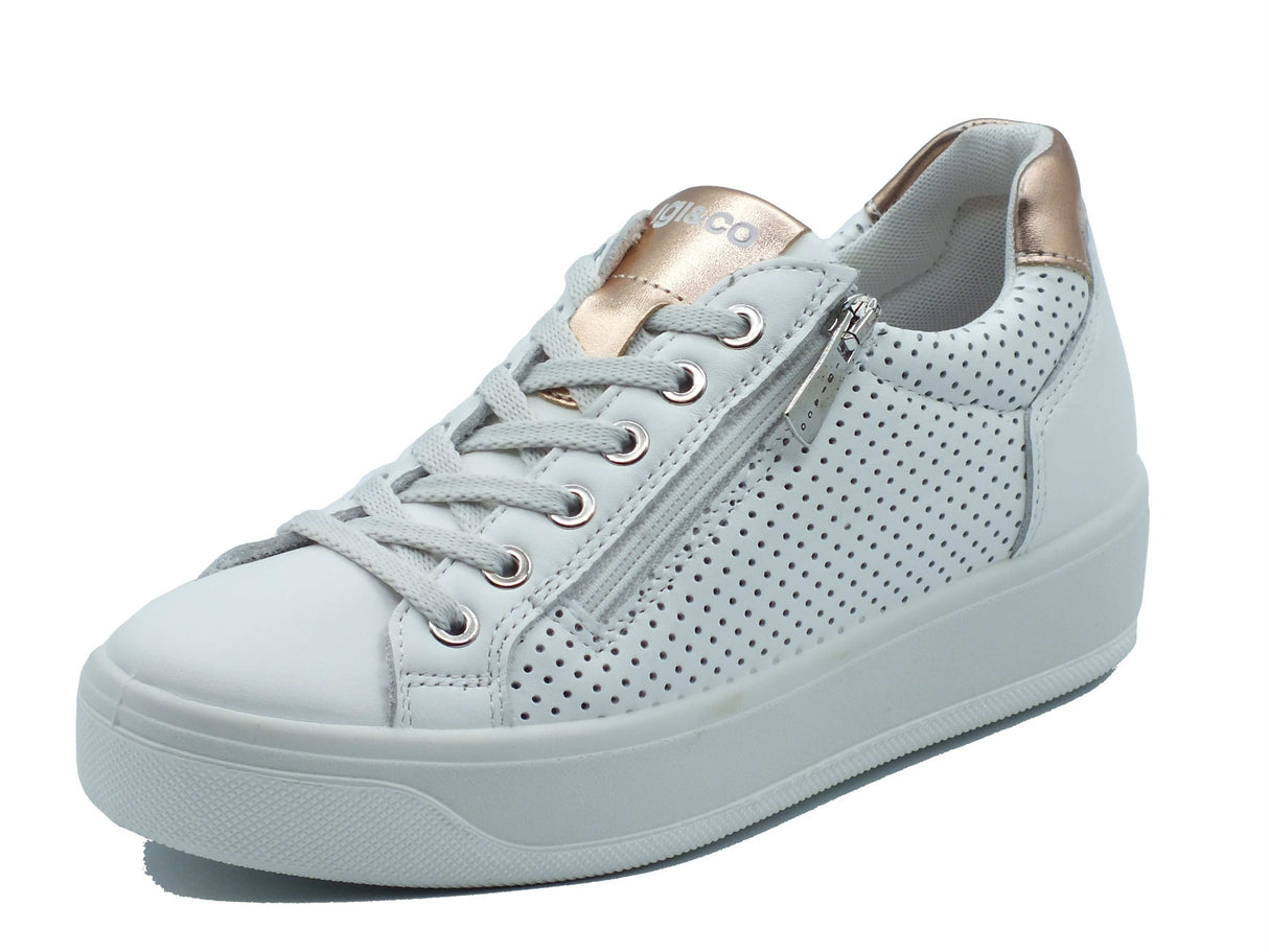 Igi&Co Igi&Co Sneakers Donna 1144511 Nappa Soft Bianco pelle bianco Bianco