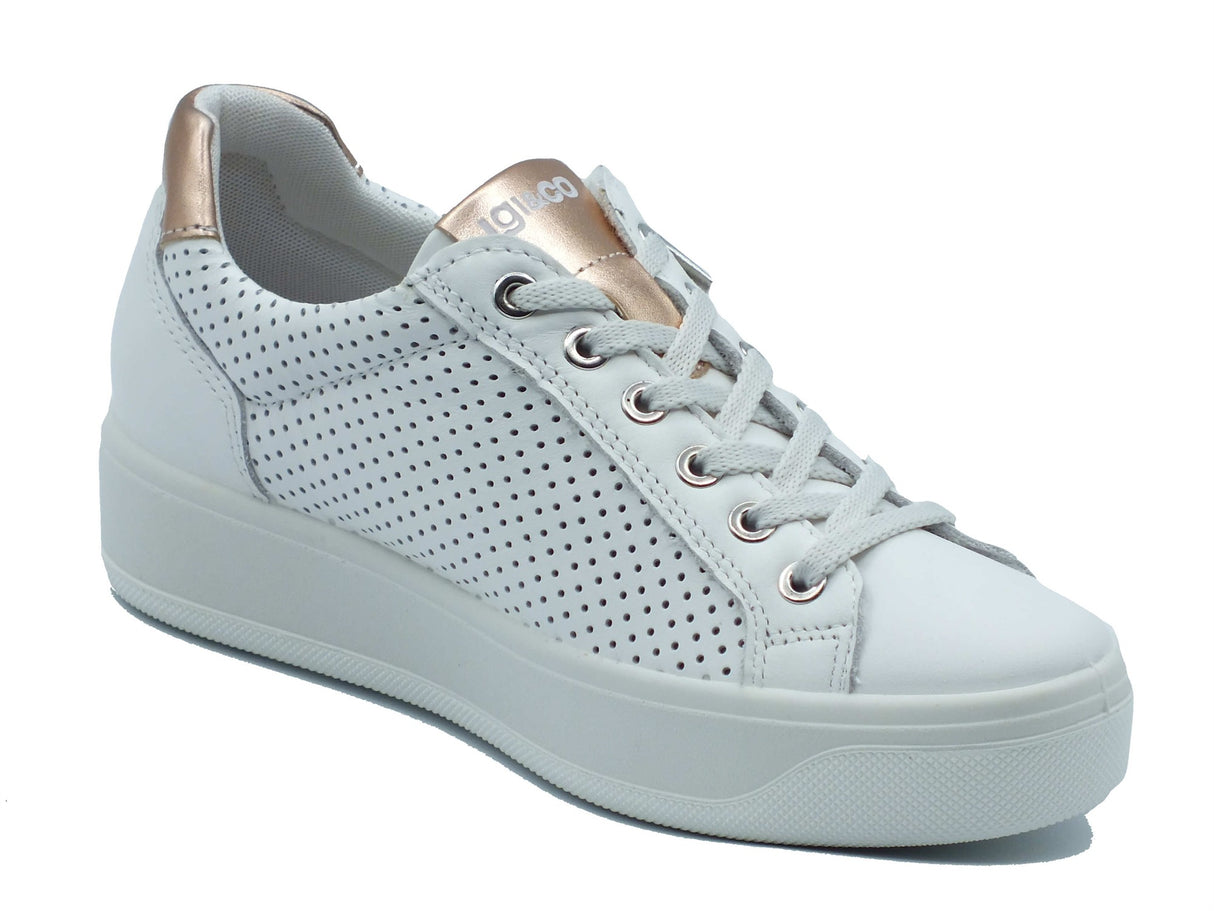 Igi&Co Igi&Co Sneakers Donna 1144511 Nappa Soft Bianco pelle bianco Bianco