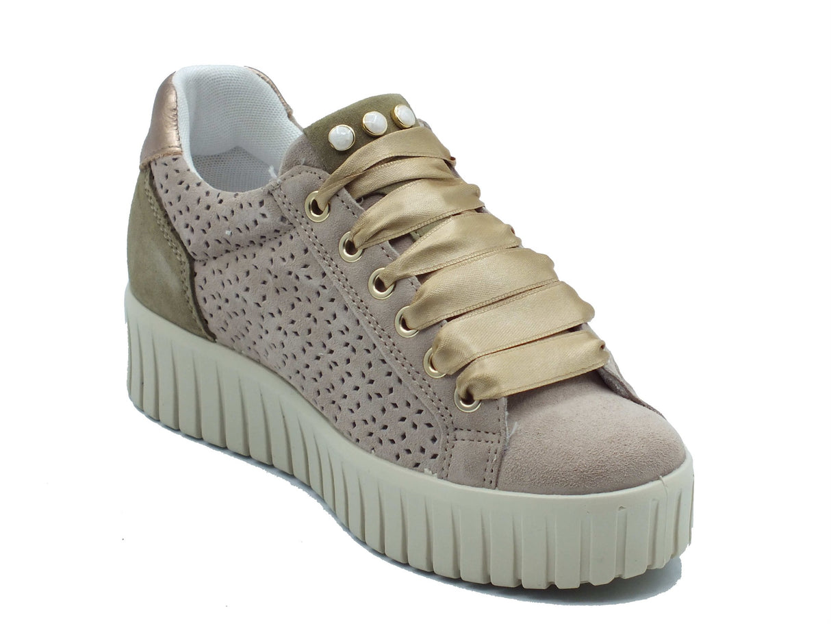 Igi&Co Igi&Co Sneakers Donna 1145722 Scamosc Visone pelle marrone Visone