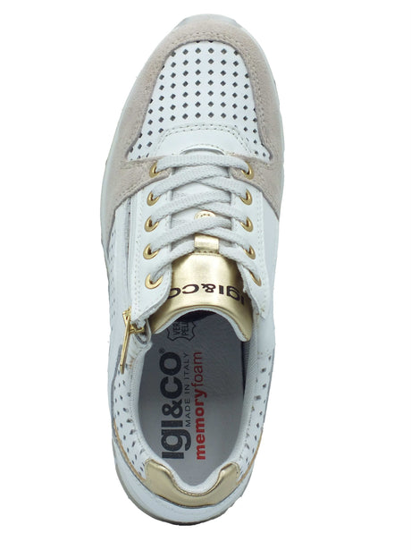 Igi&Co Igi&Co Sneakers Donna 1156033 Scamosc. Bianco pelle bianco Bianco